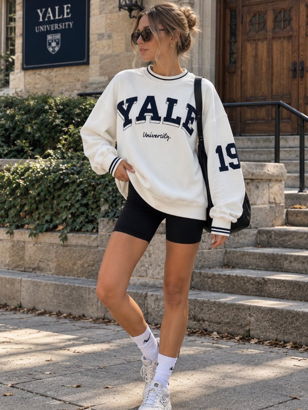 H&M Yale University Oversized Sweatshirt – Size M